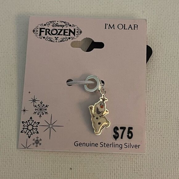 Disney Frozen Olaf Sterling Silver Charm NWT - Picture 4 of 5